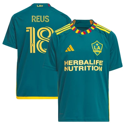 Maillot de joueur réplique adidas Marco Reus vert LA Galaxy 2024 Kit pour jeunes