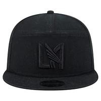 Men's New Era  Black LAFC Canvas 9FIFTY Snapback Hat