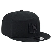 Men's New Era  Black LAFC Canvas 9FIFTY Snapback Hat