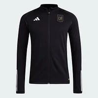 Men's adidas Black LAFC 2024 On-Field AEROREADY Full-Zip Training Top