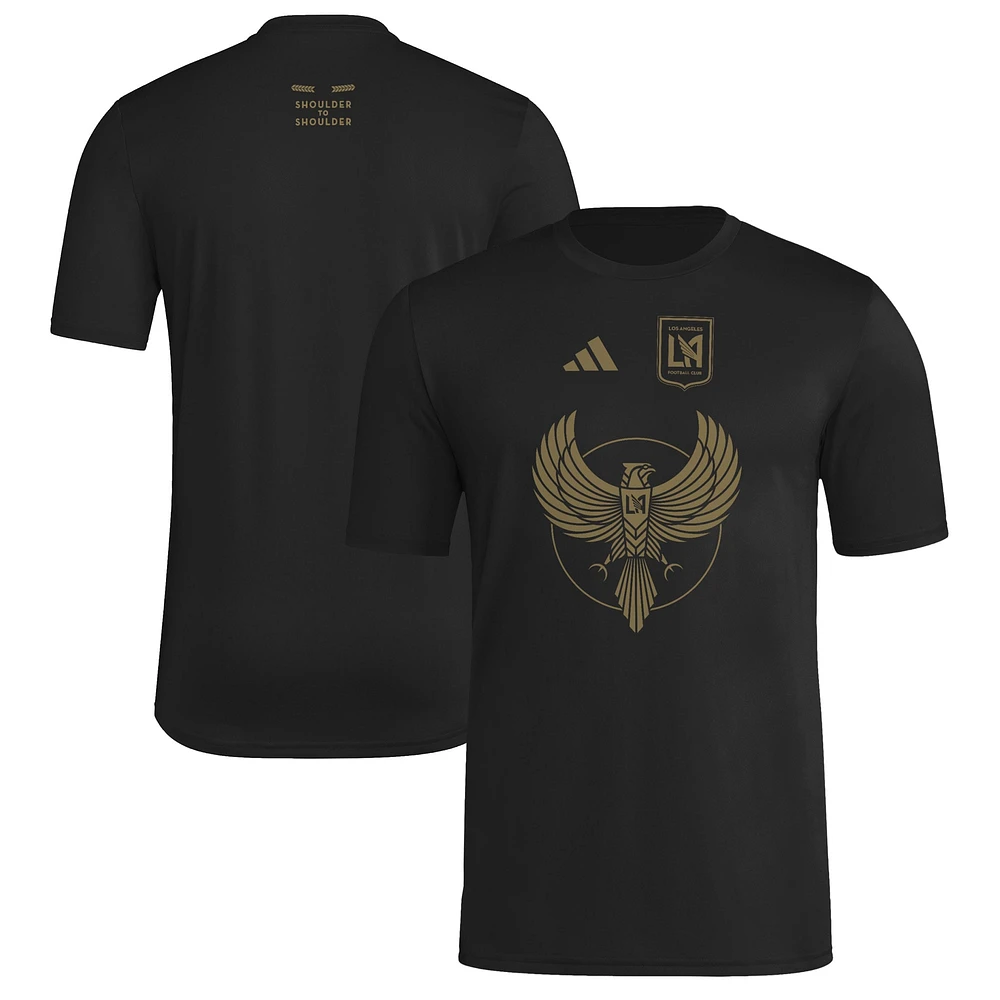 Men's adidas Black LAFC 2025 Jersey Hook AEROREADY T-Shirt