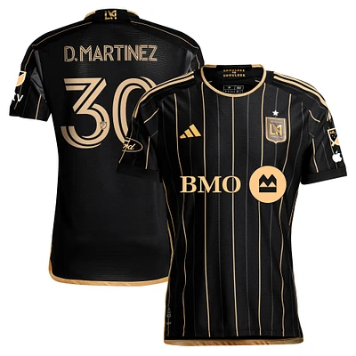 Men's adidas David Martinez Black LAFC 2024 Primary Authentic Player Jersey