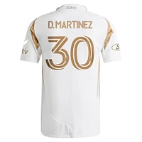 Men's adidas David Martinez White LAFC 2025 Secondary Authentic Player Jersey