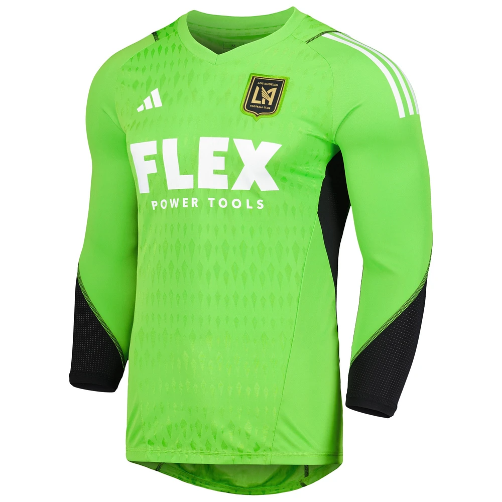 Men's adidas Green LAFC 2023 Goalkeeper Long Sleeve Replica Jersey