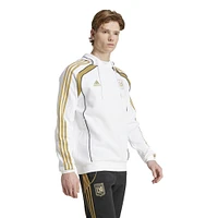 Men's adidas White LAFC 2025 Travel Pullover Hoodie