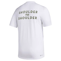 Men's adidas White LAFC Team Jersey Hook AEROREADY T-Shirt