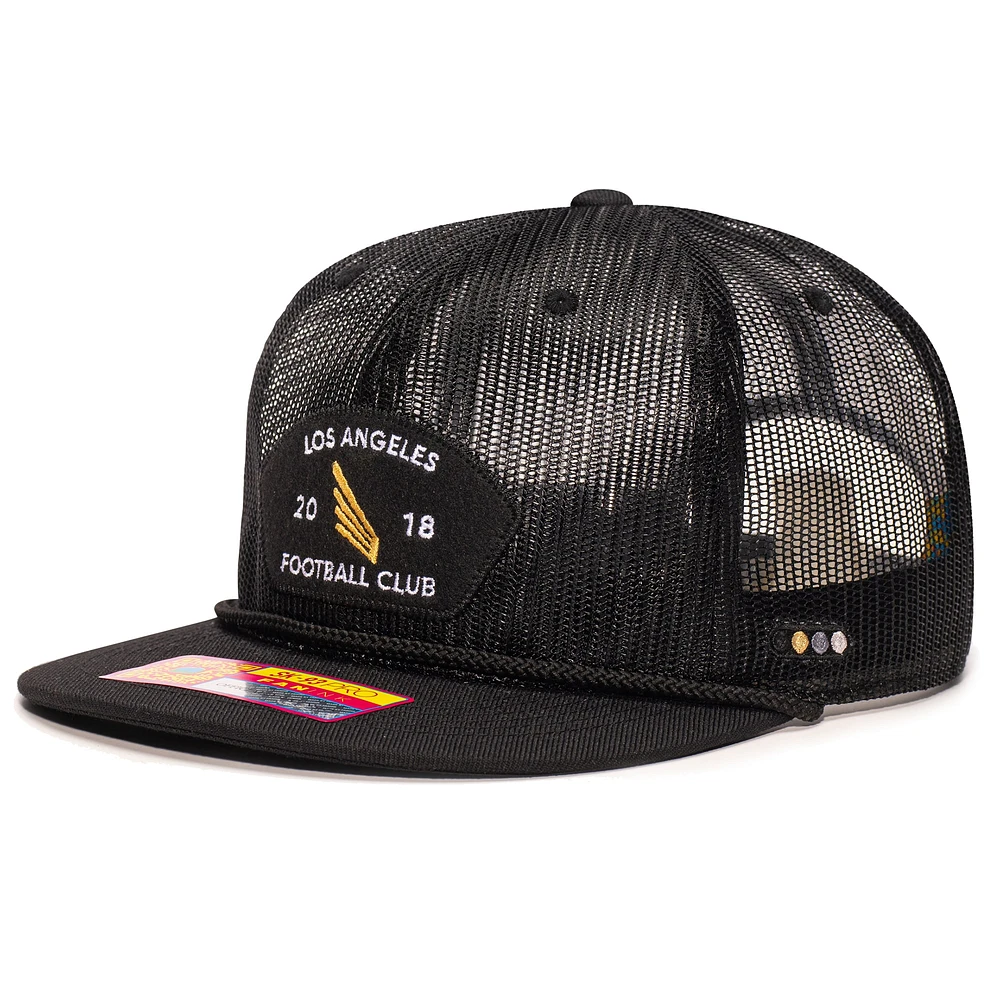Men's  Black LAFC Beach Bum Snapback Hat