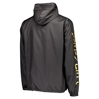 Men's Black LAFC Graffiti Hoodie Full-Zip Windbreaker