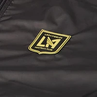 Men's Black LAFC Graffiti Hoodie Full-Zip Windbreaker