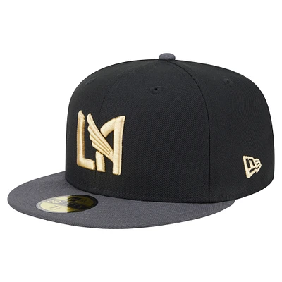 Casquette ajustée LAFC Kickoff 2025 59FIFTY noire New Era pour homme