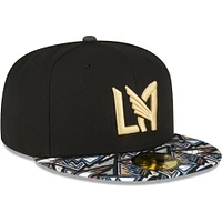 Men's New Era Black LAFC Element Tech Pack 59FIFTY Fitted Hat