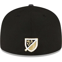 Men's New Era Black LAFC Element Tech Pack 59FIFTY Fitted Hat