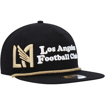 Casquette New Era LAFC Heritage The Golfer Snapback pour homme noire