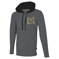 Men's Stadium Essentials Gray LAFC Tradition Raglan Hoodie Long Sleeve T-Shirt