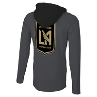 Men's Stadium Essentials Gray LAFC Tradition Raglan Hoodie Long Sleeve T-Shirt