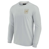 Unisex Fanatics Gray LAFC Elements Super Soft Long Sleeve T-Shirt