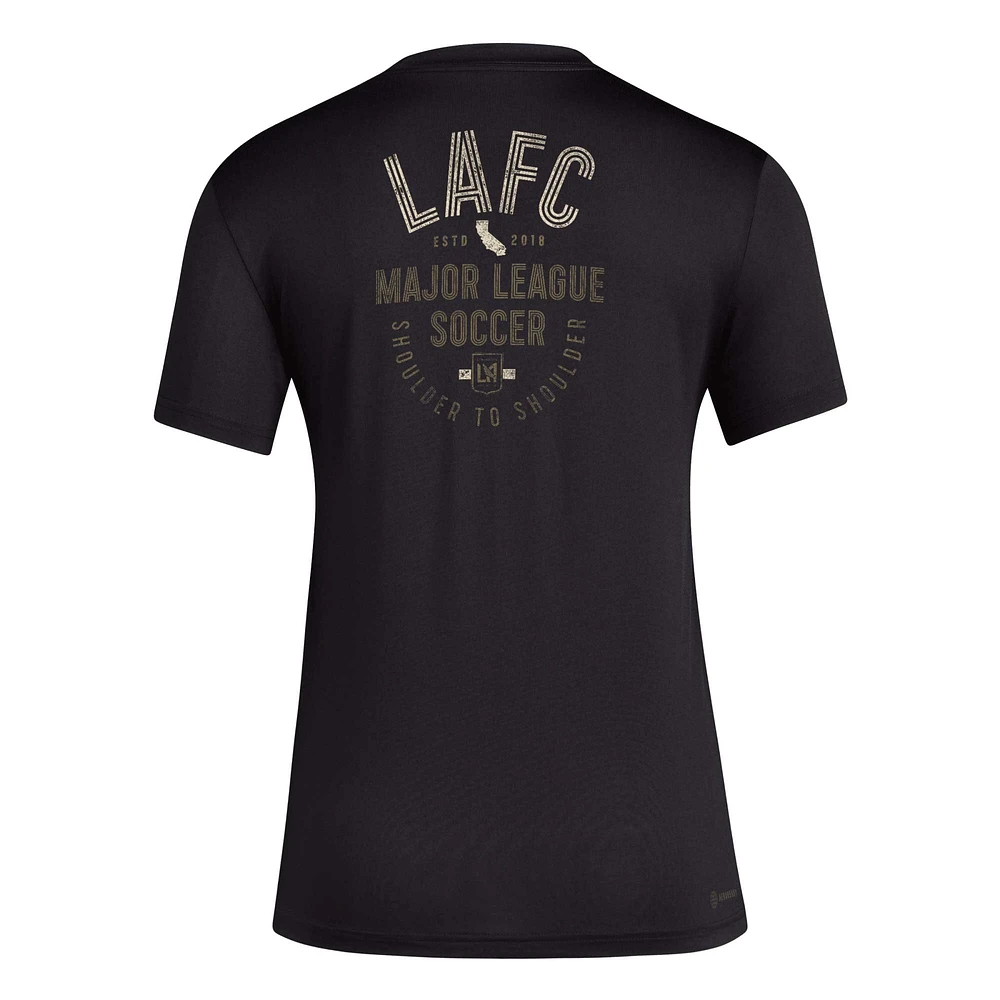 Women's adidas Black LAFC Local Stoic AEROREADY T-Shirt