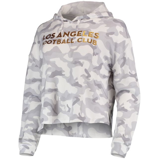 T-shirt à capuche composite LAFC gris Concepts Sport pour femme