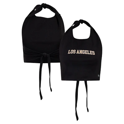 Haut court licou Tailgate noir LAFC pour femme de Hype and Vice