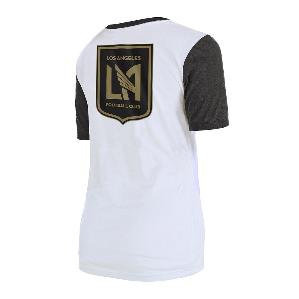 Women's New Era White LAFC Throwback T-Shirt