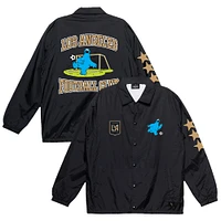 Veste d'entraîneur noire à boutons-pression Youth Peace Collective x Sesame Street LAFC