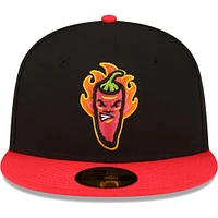 Casquette ajustée 59FIFTY pour homme Lake County Captains Copa De La Diversion New Era noire/rouge