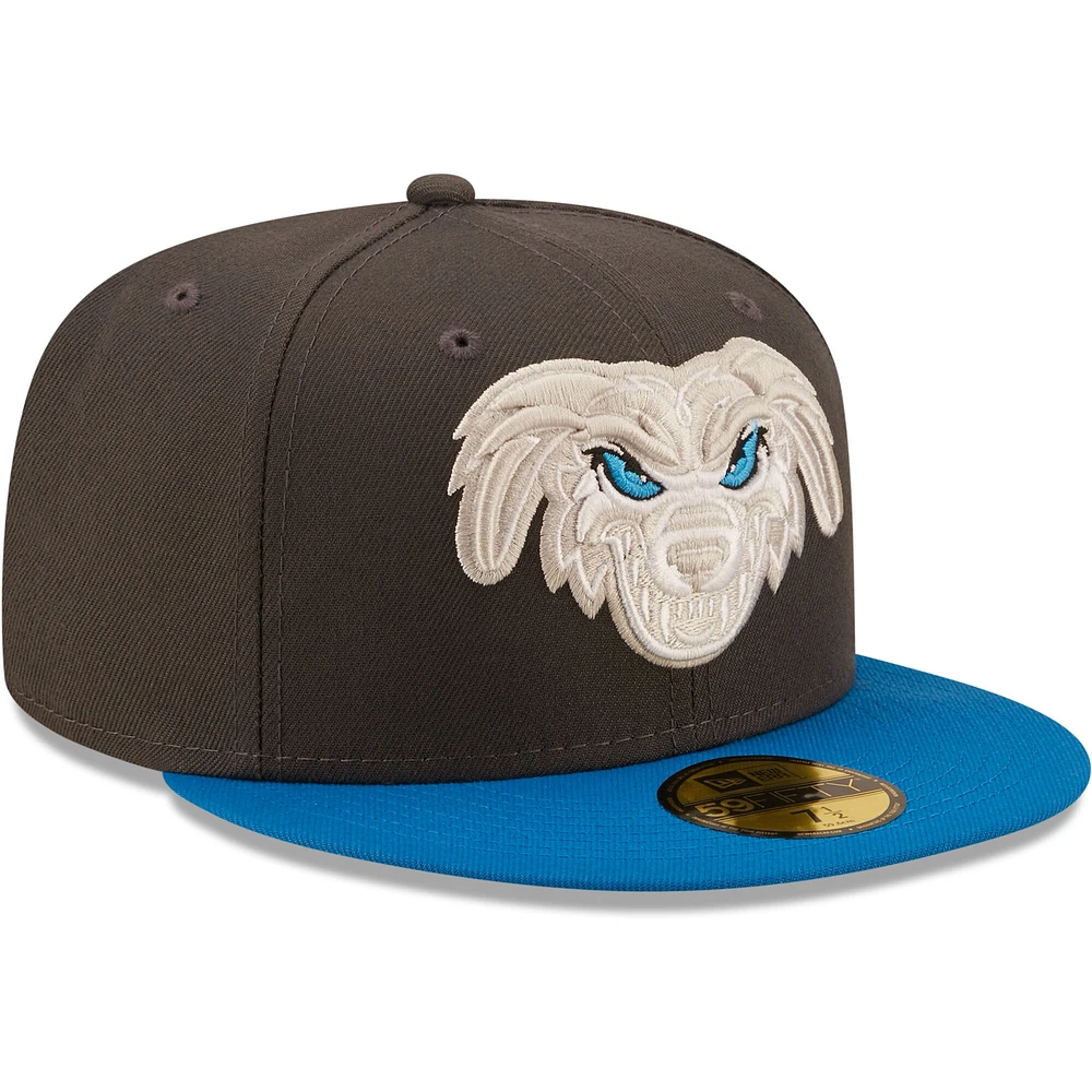 Men's New Era Black/ Cadejos De Lake Elsinore Copa La Diversion 59FIFTY Fitted Hat