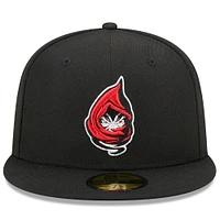 Men's New Era Black Lake Elsinore Storm Marvel x Minor League 59FIFTY Fitted Hat