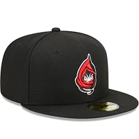 Men's New Era Black Lake Elsinore Storm Marvel x Minor League 59FIFTY Fitted Hat
