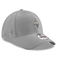 Men's New Era  Gray Las Vegas Aces Primary Logo 9FORTY Adjustable Hat