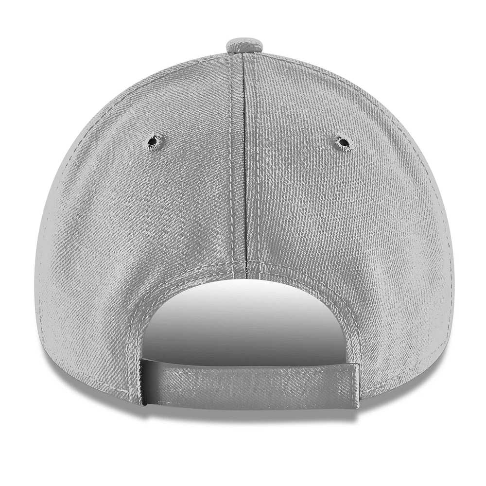 Casquette ajustable 9FORTY grise avec logo principal des Las Vegas Aces de New Era pour homme
