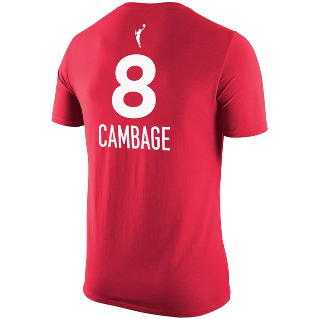 T-shirt Nike Liz Cambage rouge pour homme Las Vegas Aces Explorer Edition Name & Number