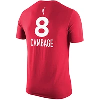 Men's Nike Liz Cambage Red Las Vegas Aces Explorer Edition Name & Number T-Shirt