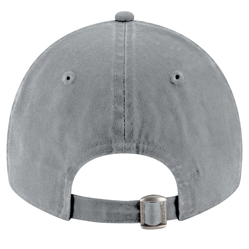 Casquette ajustable unisexe New Era grise Las Vegas Aces Core Tonal 9TWENTY