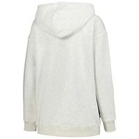 Women's The Wild Collective Heather Gray Las Vegas Aces Washed Full-Zip Hoodie