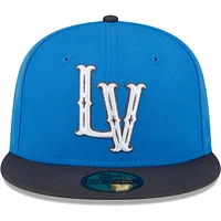 Men's New Era Blue/Black Las Vegas Aviators Copa De La Diversion 59FIFTY Fitted Hat