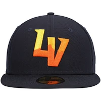 Men's New Era Navy Las Vegas Aviators Authentic Collection Team Alternate 59FIFTY Fitted Hat