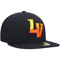 Men's New Era Navy Las Vegas Aviators Authentic Collection Team Alternate 59FIFTY Fitted Hat