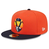 Men's New Era Orange Las Vegas Aviators Big League Chew Team 59FIFTY Fitted Hat