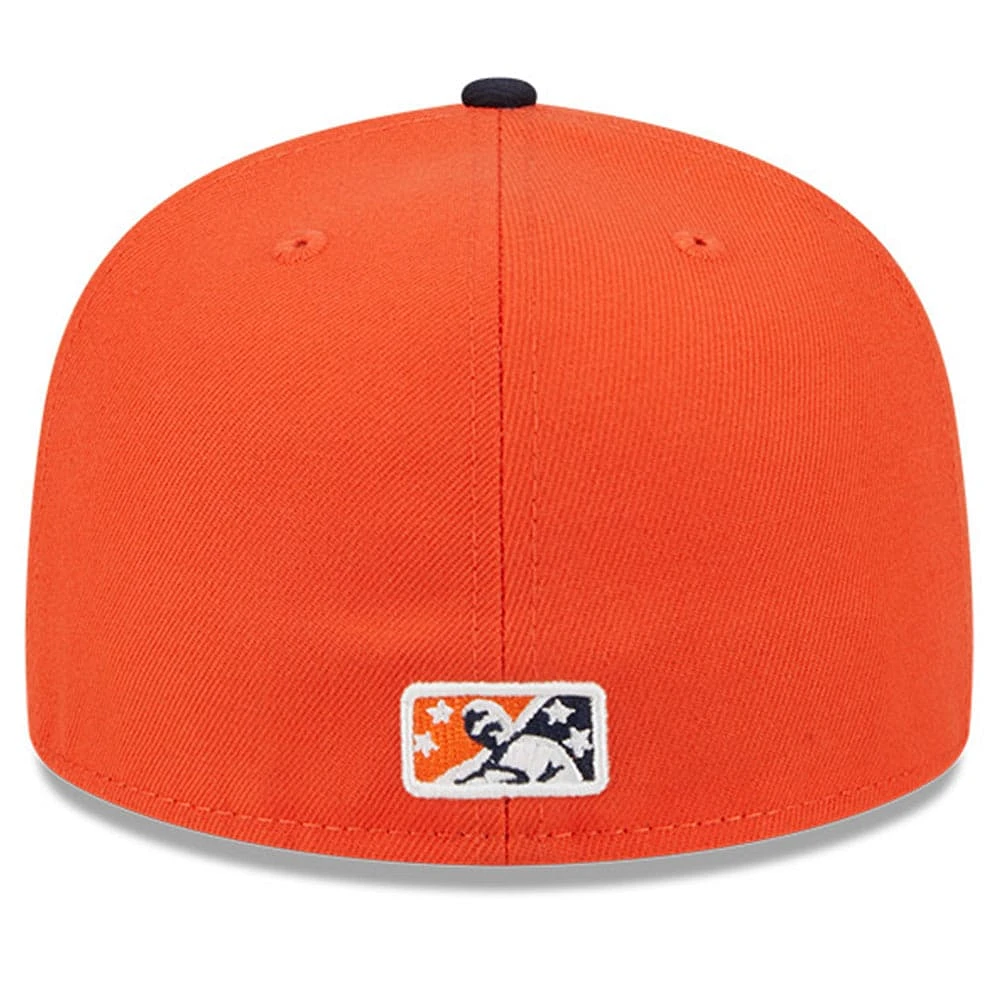 Men's New Era Orange Las Vegas Aviators Big League Chew Team 59FIFTY Fitted Hat