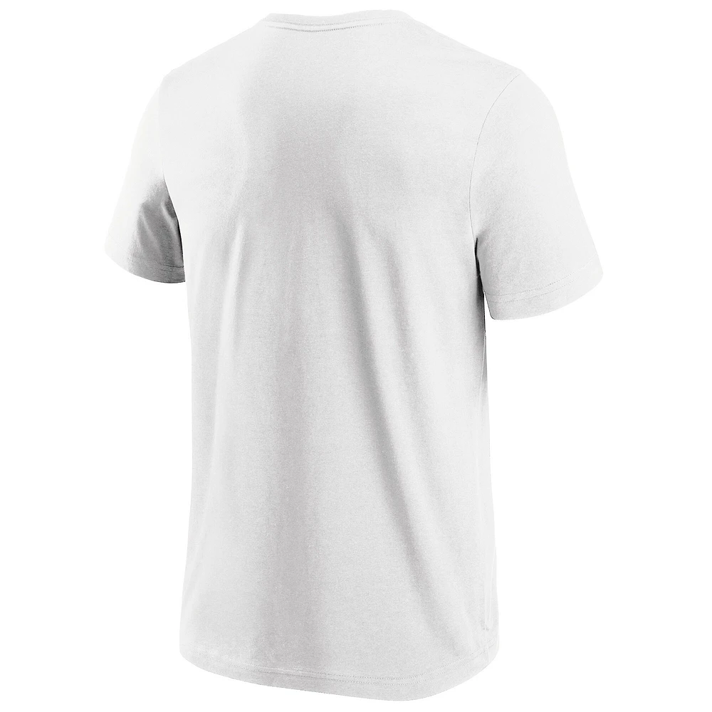 Men's White Las Vegas Desert Dogs Primary Logo T-Shirt