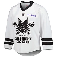 Men's White Las Vegas Desert Dogs Sublimated Replica Jersey
