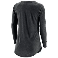 Women's Black Las Vegas Desert Dogs Primary Logo Long Sleeve T-Shirt
