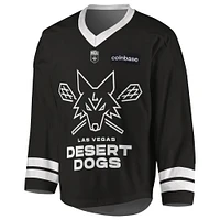 Youth Black Las Vegas Desert Dogs Sublimated Replica Jersey