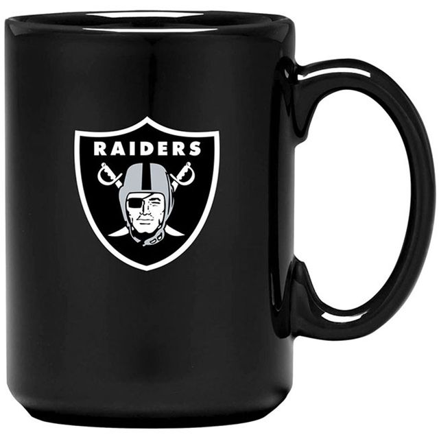 Raiders noirs de Las Vegas - 15oz. Tasse à café El Grande