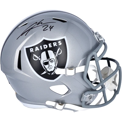 Charles Woodson Las Vegas Raiders Autographed Half & Half Riddell Speed Replica Helmet