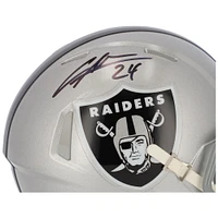 Charles Woodson Las Vegas Raiders Autographed Riddell Speed Mini Helmet
