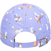 Girls Preschool '47 Purple Las Vegas Raiders Unicorn Clean Up Adjustable Hat