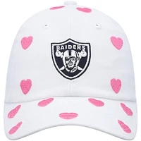 Girls Toddler '47 White Las Vegas Raiders Surprise Clean Up Adjustable Hat