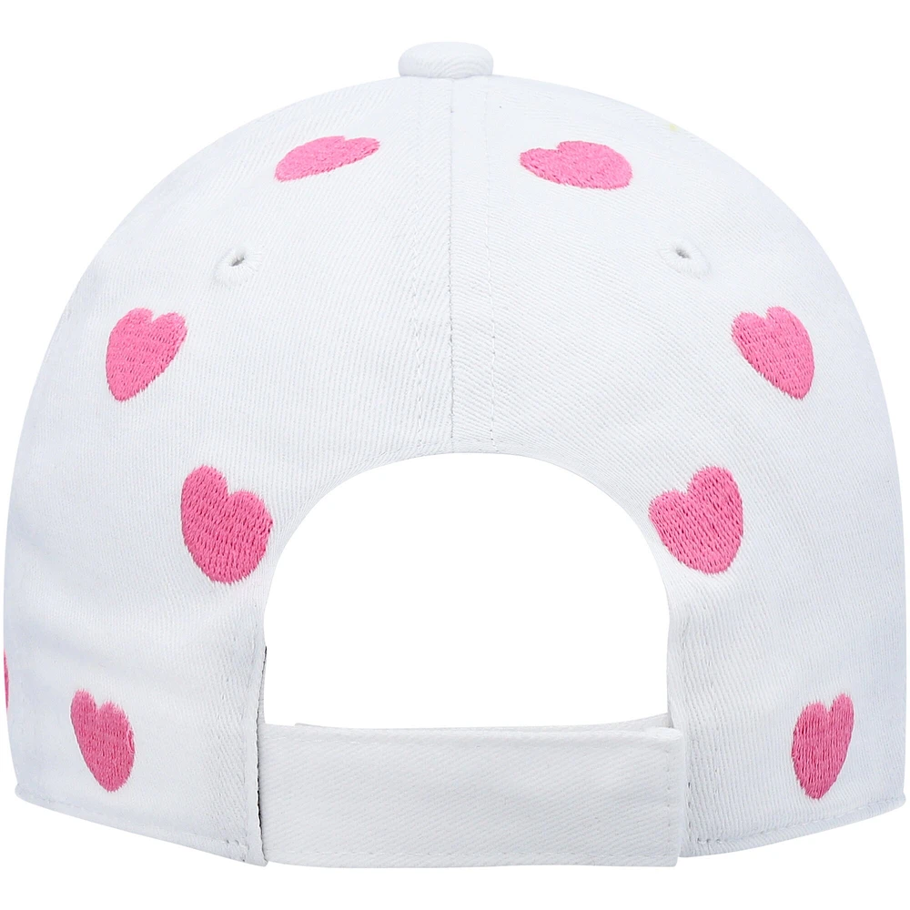Girls Toddler '47 White Las Vegas Raiders Surprise Clean Up Adjustable Hat